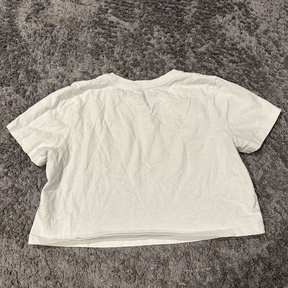 Urban outfitters white cropped tee - Picture 3 of 3